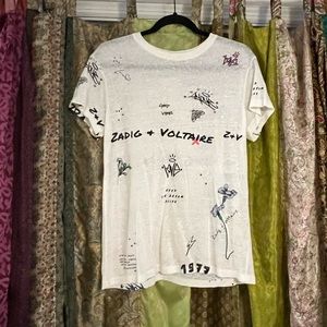 NWOT Zadig and Voltaire t-shirt size small